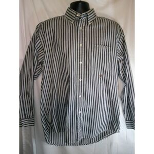 Vintage Tommy Hilfiger Striped‎ Button Down Shirt Long Sleeve Casual Mens Size M